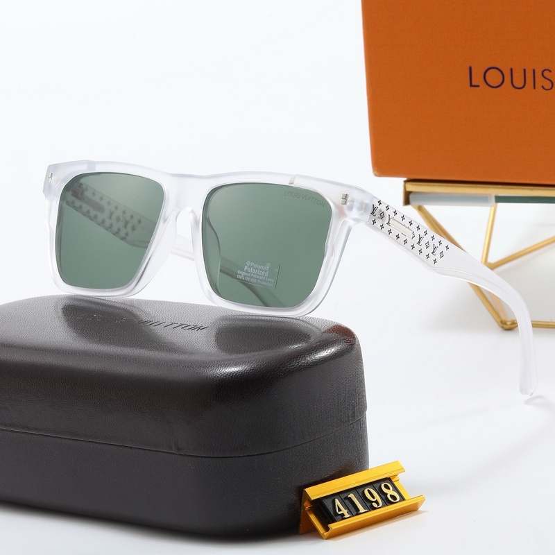 Khung kính râm vuông thời trang, bảo vệ UV, trendy trên đường phố