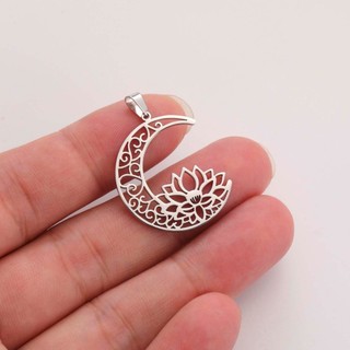 Skyrim 5 Cái / bộ Bạc Trái Tim Sen Mặt Dây Chuyền Bông Tai Vòng Cổ Vòng Tay DIY Trang Sức Phụ Kiện Làm