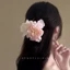Bầu Không Khí Hoa Hồng ins Lười Kẹp Tính Khí Nhẹ Nhàng Phong Cách Ngày Lễ Kẹp Tóc Bên Kẹp Tóc Mũ Đội Đầu