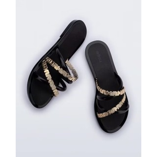 Brazil Melissa 2025 Giày Nữ Phong Cách Mới Flat Flip-Flops Giày Đi Biển Chống Thấm Nước