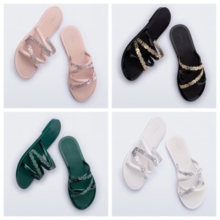 Brazil Melissa 2025 Giày Nữ Phong Cách Mới Flat Flip-Flops Giày Đi Biển Chống Thấm Nước