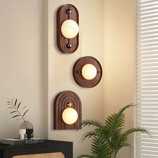 AIMI Đèn Tường LED Sắt Đá Cẩm Thạch Đèn Trang Trí Gia Đình Phòng Khách Phòng Ngủ Văn Phòng Đèn Tường Aistle Cầu Thang Đèn