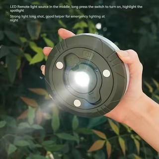 4in1 Cắm Trại Dải Đèn LED Bầu Không Khí Chiều Dài 10M Chống Thấm Nước Có Thể Tái Chế Dây Đèn Trang Trí Sân Vườn Ngoài Trời Cho Lều Phòng