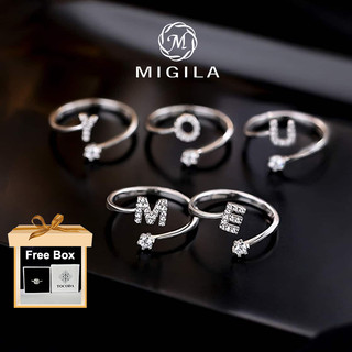 * MIGILA * Quà tặng tốt nghiệp Nhẫn đính hôn dành cho nữ thời trang đơn giản và phong cách Tiệc quà tặng cầu hôn