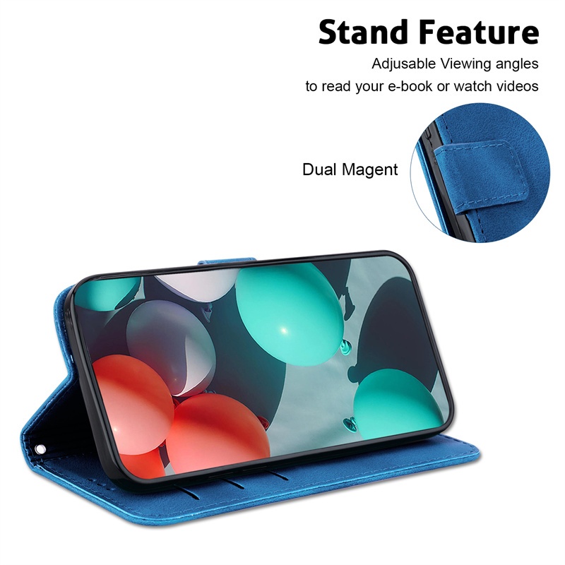 Ốp Lưng Cho Redmi K20 K30 K40 K50 Gaming K60 Ultra K70 Pro K40S K50i K70E 5G Ví Da Vỏ Điện Thoại Có Giá Đỡ Thẻ Flip Cover