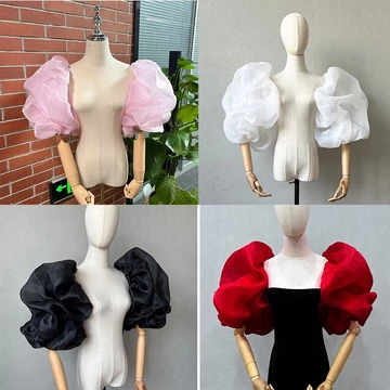 Một Cặp Tiệc Tối Prom Tay Có Thể Tháo Rời Có Thể Tháo Rời Cho Váy Cưới Váy Cưới Cô Dâu Tay Áo Cưới Phụ Kiện