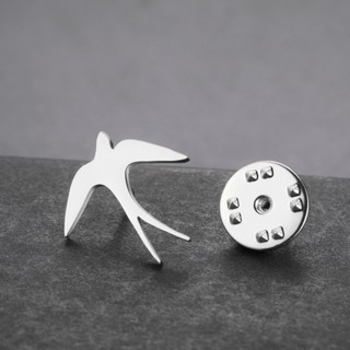 Skyrim Thời Trang Đơn Giản Thổ Cẩm Titan Thép Không Gỉ Nuốt 20x19MM Mặt Dây Chuyền Trang Sức Phù Hợp Với Phụ Kiện