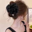 Mới Hai Mặt Lớn Rose Lưới Sợi Trung Quốc Hair Clip Phù Hợp Với Curl Shark Clip