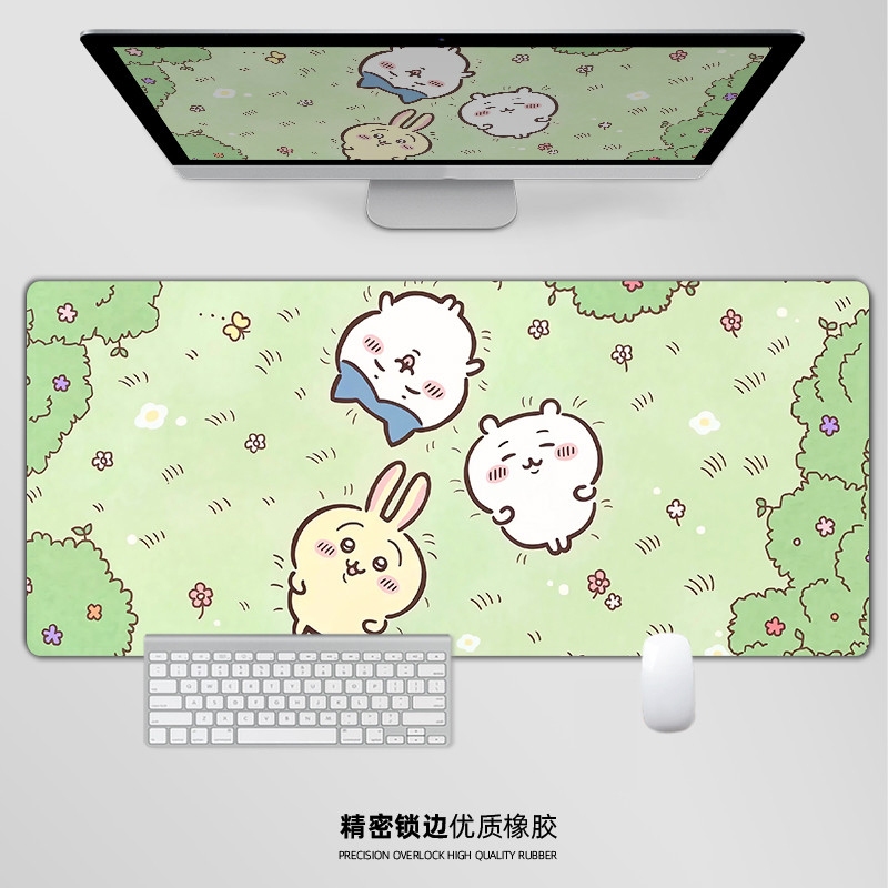 Miếng Lót Chuột Chiikawa Lớn Usagi Hoạt Hình Dễ Thương Miếng Lót Trò Chơi Kawaii Hachiware Momonga Để Bàn Thảm