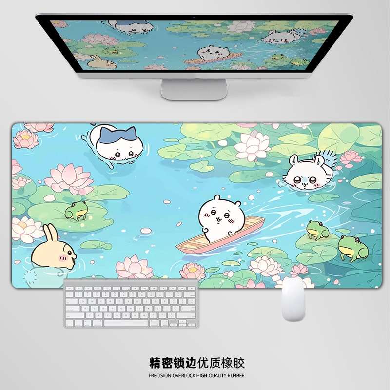 Miếng Lót Chuột Chiikawa Lớn Usagi Hoạt Hình Dễ Thương Miếng Lót Trò Chơi Kawaii Hachiware Momonga Để Bàn Thảm