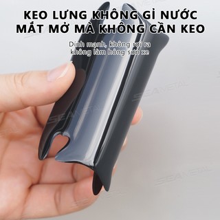 Seametal 4 / 8 Chiếc Tay Nắm Cửa Ô Tô Bát Trầy Xước Bảo Vệ Xe Dán Tay Cầm Ô Tô Chống Va Chạm Dải Bảo Vệ