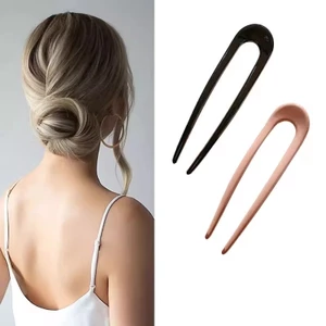 Cổ Đơn Giản Tính Khí Mũ Đội Đầu Kẹp Tóc Mới Trung Quốc Hình Chữ U Kẹp Tóc Nữ