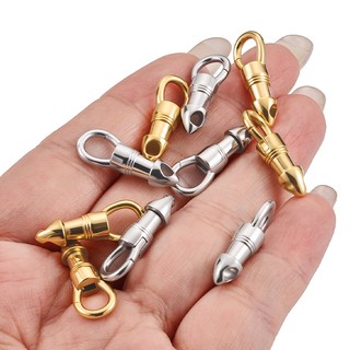 Thép không gỉ Vàng Xoay Đại Bàng Móc Khóa Phật Mặt Dây Chuyền Vòng Cổ DIY Trang Sức Phụ Kiện Không Phai Màu