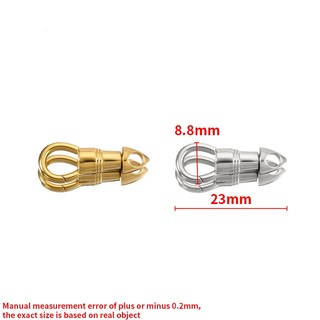 Thép không gỉ Vàng Xoay Đại Bàng Móc Khóa Phật Mặt Dây Chuyền Vòng Cổ DIY Trang Sức Phụ Kiện Không Phai Màu