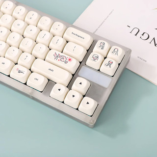 Gmk Art Keycaps PBT Dye-sub MOA / Cherry Profile Keycap Custom Keycaps Tương thích với công tắc Cherry Gateron MX