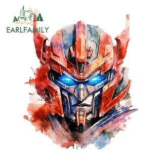 EARLFAMILY 13cm Transformers Nhiều Màu Sắc Dán Xe Hơi Anime Cá Tính Tắc Xước Xước Xe Đạp Điện Campervan Windows Decal Chống Thấm Nước Xe Nhãn