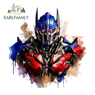 EARLFAMILY 13cm Transformers Nhiều Màu Sắc Dán Xe Hơi Anime Cá Tính Tắc Xước Xước Xe Đạp Điện Campervan Windows Decal Chống Thấm Nước Xe Nhãn
