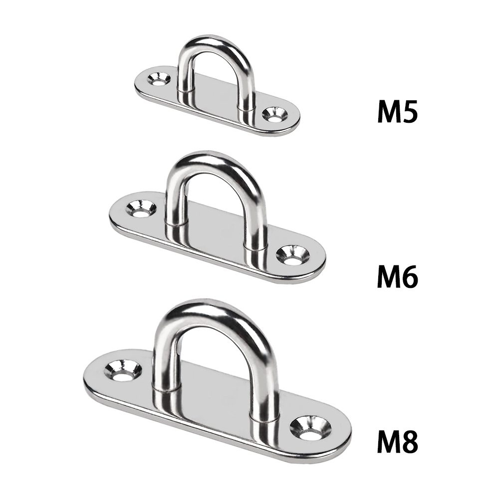 SUS304 móc treo trần quạt, miếng lót mắt, tấm treo, khóa neo, giá đỡ quạt kho