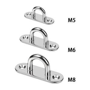 SUS304 móc treo trần quạt, miếng lót mắt, tấm treo, khóa neo, giá đỡ quạt kho