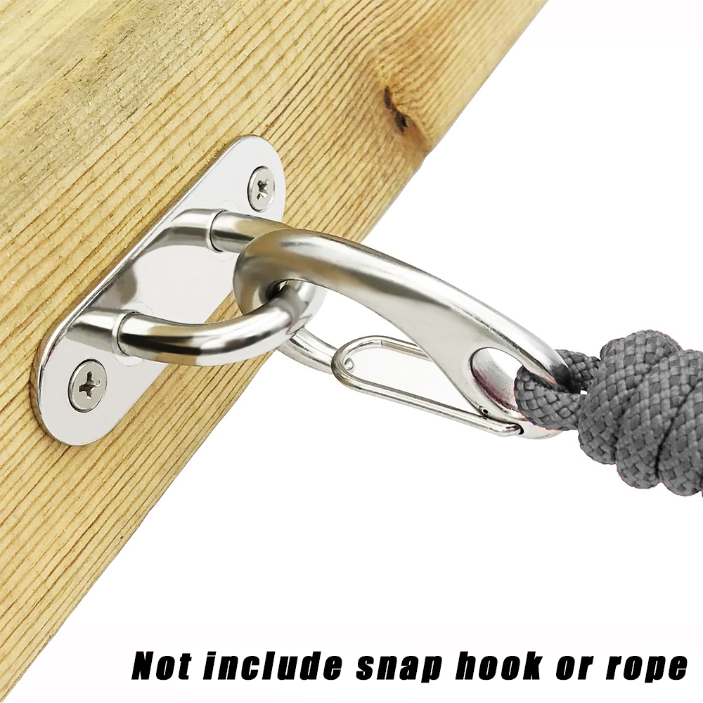 SUS304 móc treo trần quạt, miếng lót mắt, tấm treo, khóa neo, giá đỡ quạt kho