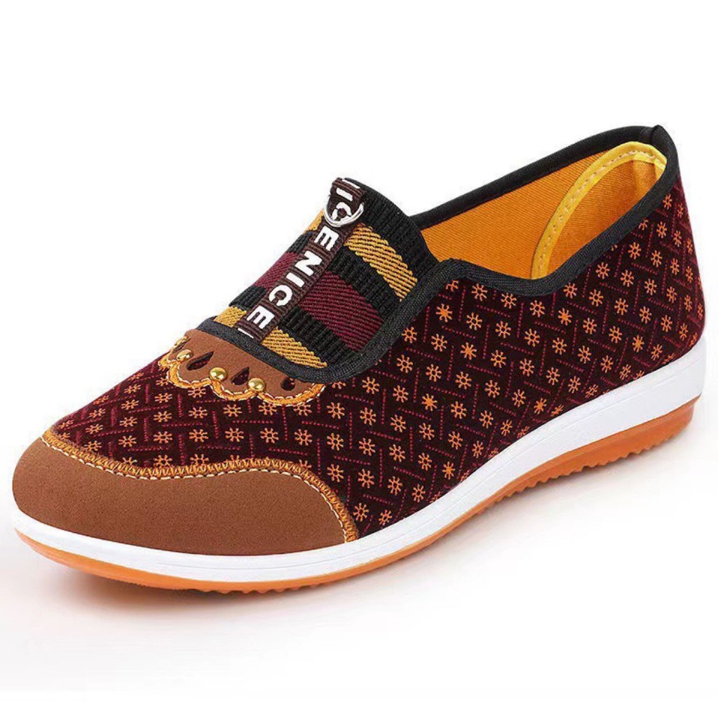 Giày Slip On Nữ Giày Đi Bộ Chống Trơn Trượt Thường Ngày Trung Niên Giày Linh Hoạt Cho Cắm Trại Ngoài Trời Thể Thao