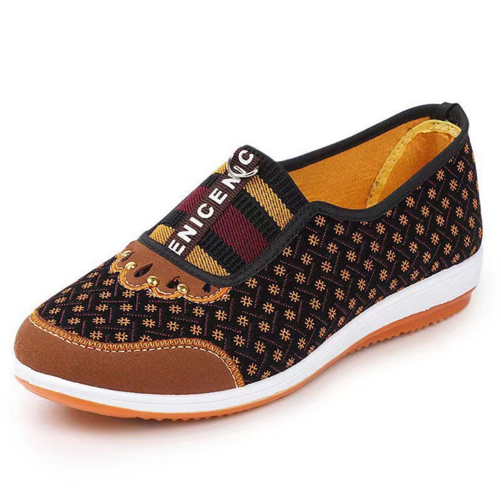 Giày Slip On Nữ Giày Đi Bộ Chống Trơn Trượt Thường Ngày Trung Niên Giày Linh Hoạt Cho Cắm Trại Ngoài Trời Thể Thao