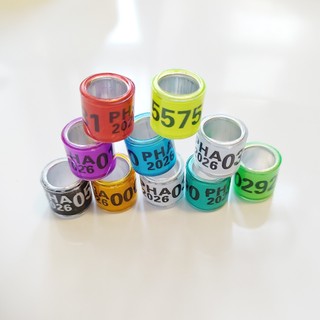 2026 / 2027 PHA Bồ Câu Vòng Chân 10 Mm 8 Mm Bồ Câu Chân Vòng Vẹt Chân Nhẫn Chim Dụng Cụ Huấn Luyện 1 Chiếc