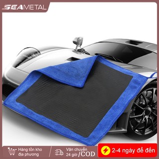 Seametal Vải Vệ Sinh Ô Tô Khăn Giặt Chi Tiết Bùn Loại Bỏ Vết Bẩn Khăn Rửa Xe Đất Sét Ma Thuật 30 * 30cm Dụng Cụ Làm Sạch Ô Tô