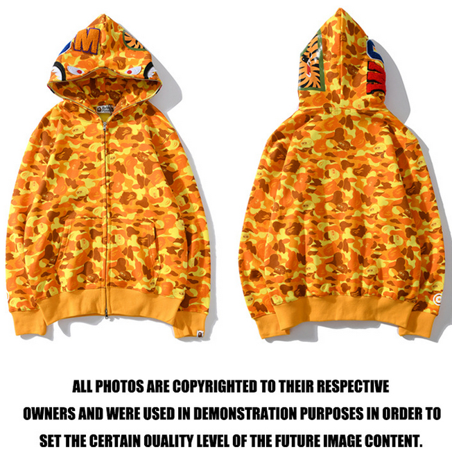 BAPE Mới Áo Khoác Hoodie Họa Tiết Rằn Ri Phối Cá Tính 0916 | Shopee ...
