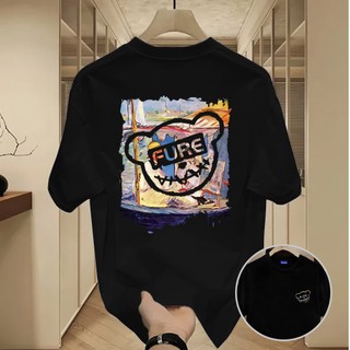 ✨Hàng có sẵn✨ WASSUP little bear-Áo thun nam mới! 100% cotton, thời trang, Unisex