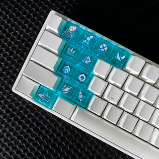 Valorant Keycaps Trong Suốt Kỹ Năng Đại Lý BỘ Chất Liệu PC Cho Bàn Phím Cơ 11 Phím