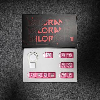 Valorant Keycaps Trong Suốt Kỹ Năng Đại Lý BỘ Chất Liệu PC Cho Bàn Phím Cơ 11 Phím