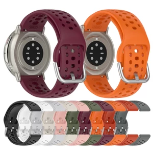 Dây đeo đồng hồ lỗ thoáng khí bằng silicon 20mm cho dây đeo cổ tay kiểu lỗ thể thao Huami Amazfit Active 2
