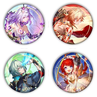 Trò Chơi Honkai Star Rail Mydeimos Anaxagoras Mydei Tribios Huy Hiệu Nút Trâm Cài Chân Cosplay Bộ Sưu Tập Đồ Chơi Túi Trang Trí Quà Tặng