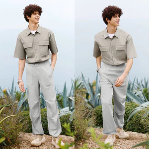Semir Cool Paratrooper Quần Nữ Mùa Hè 2025 Mới Co Giãn Rời Quần Bảo Hộ Lao Động Quần Ẩm Xẻ Nam