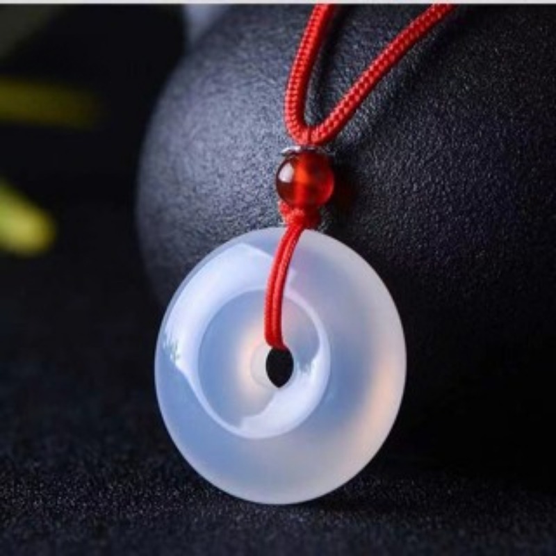 Mặt Dây Chuyền Đá Mã Não Tự Nhiên An Toàn Đơn Giản Dễ Phối Đồ