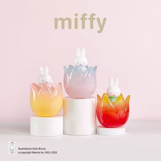 Zw [Sản phẩm chính hãng] (Hộp đơn) Miffy Miffy Rabbit Tulip Series Hộp bí ẩn Đồ chơi hợp thời trang Đồ chơi sưu tập