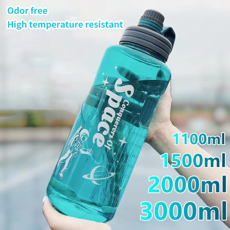 Cminyp Du Lịch Di Động Dung Tích Lớn Thể Thao Bình Nước Bpa Miễn Phí Chống Rò Rỉ Bình Lắc Nhựa Drinkware Du Lịch Phòng Tập Gym Người Lớn Đa Năng Vinh Quang