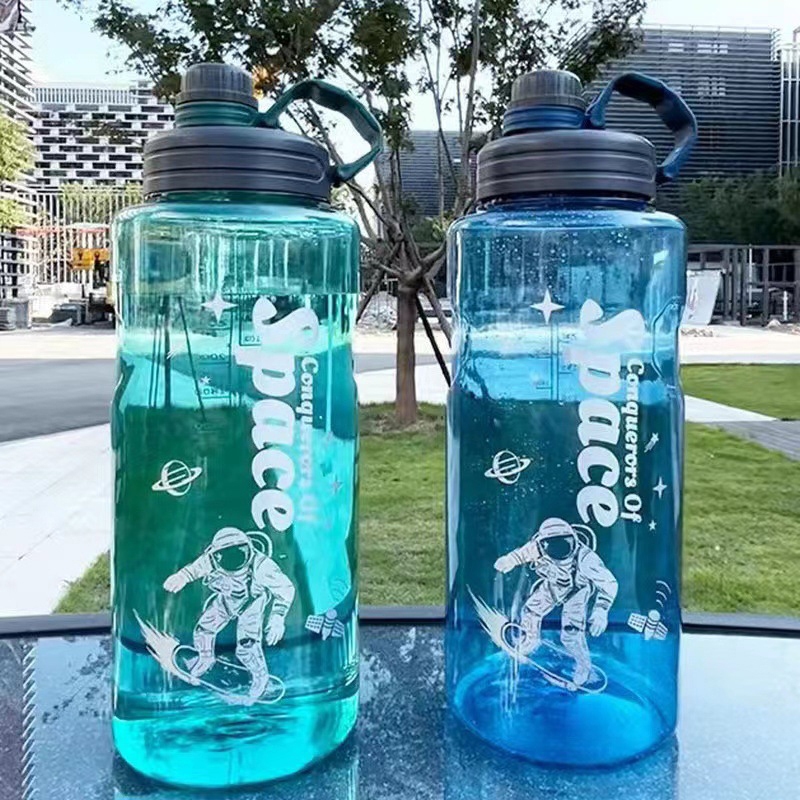 Cminyp Du Lịch Di Động Dung Tích Lớn Thể Thao Bình Nước Bpa Miễn Phí Chống Rò Rỉ Bình Lắc Nhựa Drinkware Du Lịch Phòng Tập Gym Người Lớn Đa Năng Vinh Quang