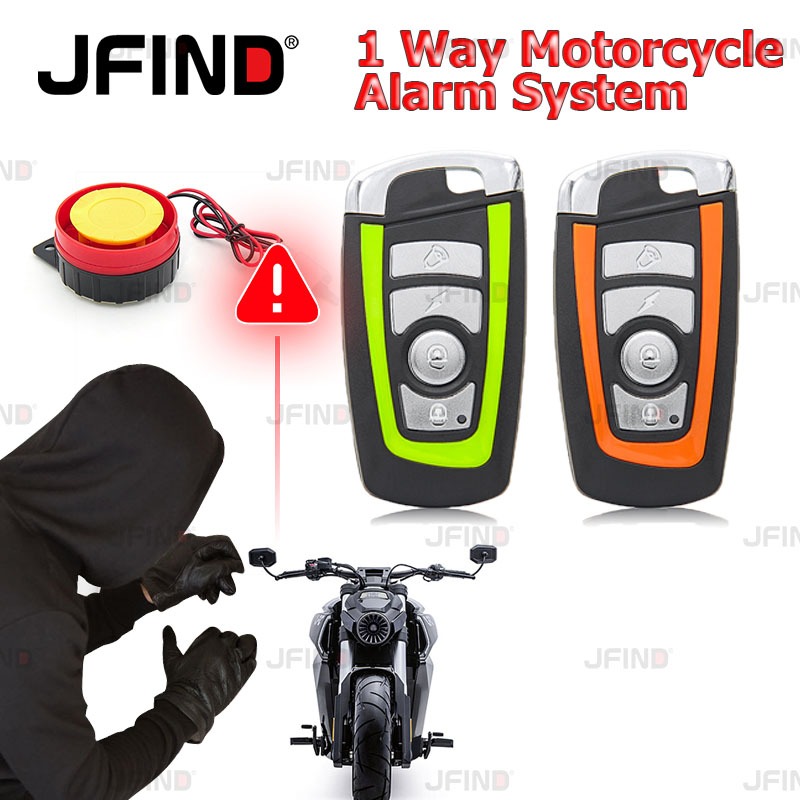 1 Chiều 12V Cho Xe Máy Honda Yamaha Hệ Thống Báo Động Chống Trộm An Ninh Chất Lượng Cao Điều Khiển Từ Xa Tự Động Khởi Động Động Động Cơ Đa Năng Xe Máy 125dB