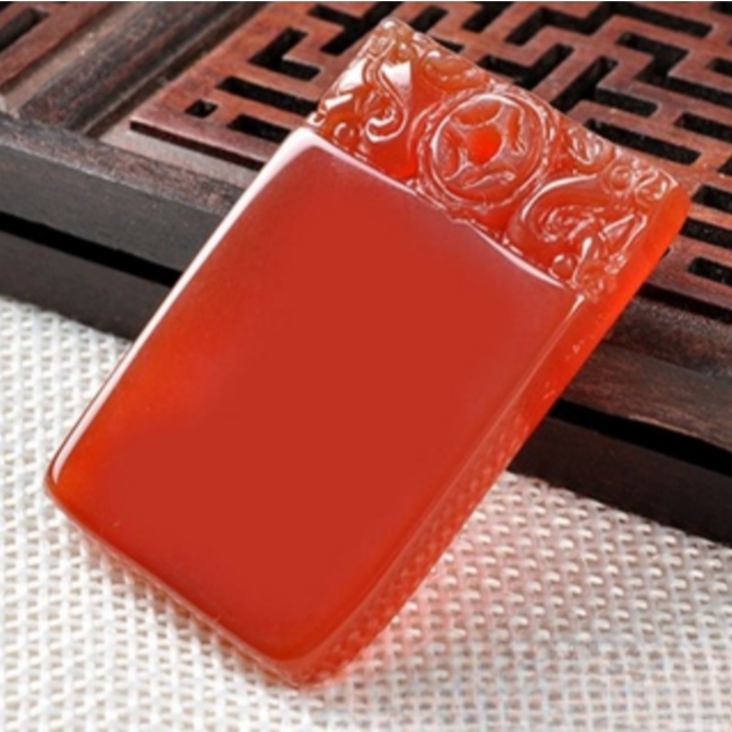Agate Dây Chuyền Mặt Đá Mã Não Thương Hiệu wuwu Cho Cặp Đôi
