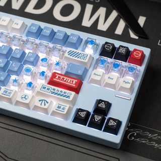 46 Phím EVA Chủ Đề Keycaps Trong Suốt PC Cherry Profile Keycap Tùy Chỉnh Keycaps Tương Thích Với Cherry Gateron MX Switch