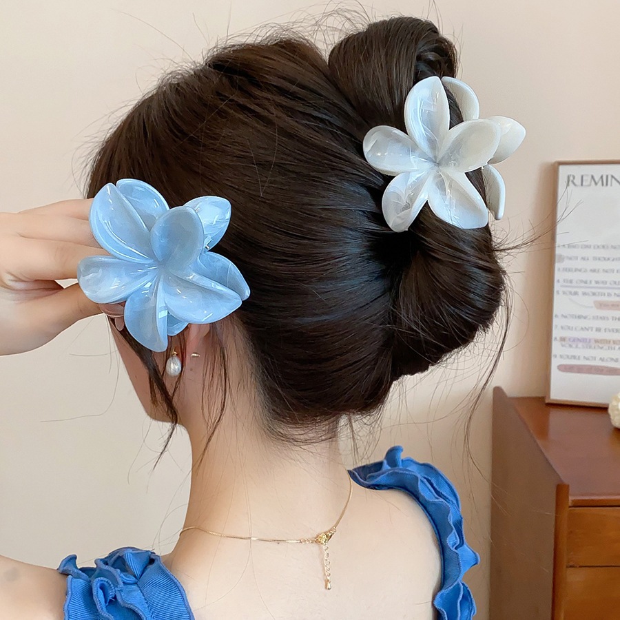 [Jewbeauty] Kẹp tóc nhuộm acrylic Hàn Quốc thời trang cao cấp nhẹ sang trọng phụ kiện tóc mũ đội đầu
