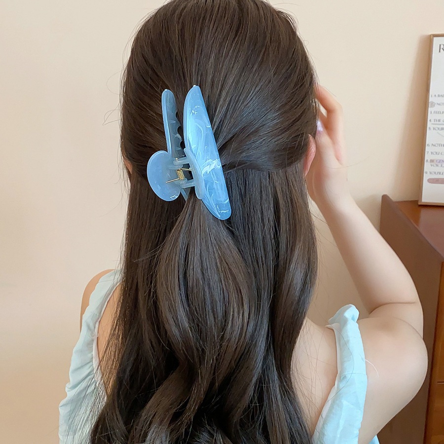 [Jewbeauty] Kẹp tóc nhuộm acrylic Hàn Quốc thời trang cao cấp nhẹ sang trọng phụ kiện tóc mũ đội đầu