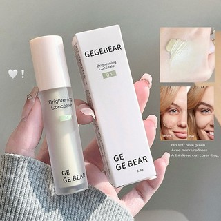 Gege bear Kem Che Khuyết Điểm Dưỡng Sáng Da 3.8g Dưỡng Ẩm Mịn Bao Da Mụn Đánh Dấu Thâm Vòng Tròn Lâu Dài Chống Thấm Nước Smudgeproof GX1312