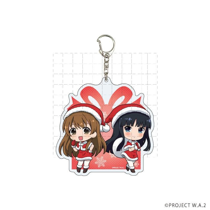 Album Trắng 2 Chibi Acrylic Móc Khóa Setsuna Ogiso Kazusa Touma Dễ Thương Anime Nhân Vật Túi Quyến Rũ