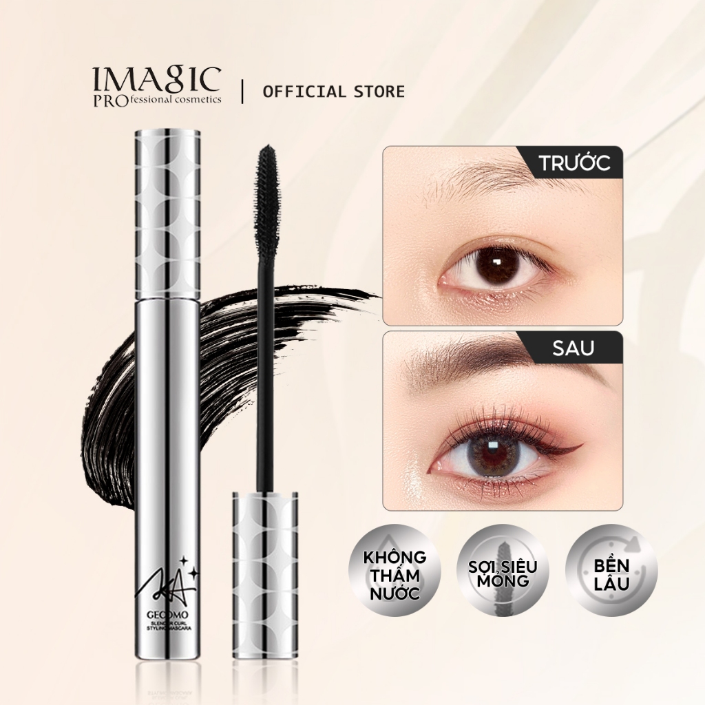 Ảnh Mascara IMAGIC Black lâu trôi, khô nhanh & chống nước 6G 1