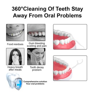 Tăm chỉ nha khoa thân thiện môi trường, dùng một lần, 100/500 chiếc, đóng gói cá nhân, thanh đánh bóng cho gia đình/khách sạn