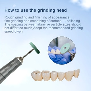 1 Chiếc Nha Khoa Gốm Kim Cương Đầu Mài Đá Zirconia Gốm Sứ Thái Đánh Bóng Nhanh Đánh Bóng