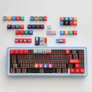Keycaps PBT Dye-sub Cherry Profile Keycap Custom Keycaps Tương thích với Cherry Gateron MX Switch
